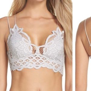 Free people white bralette